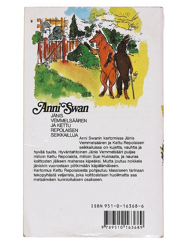 Jänis Vemmelsäären ja Kettu Repolaisen seikkailuja - Swan, Anni - Lastenkirjat - 10105605083 - 1