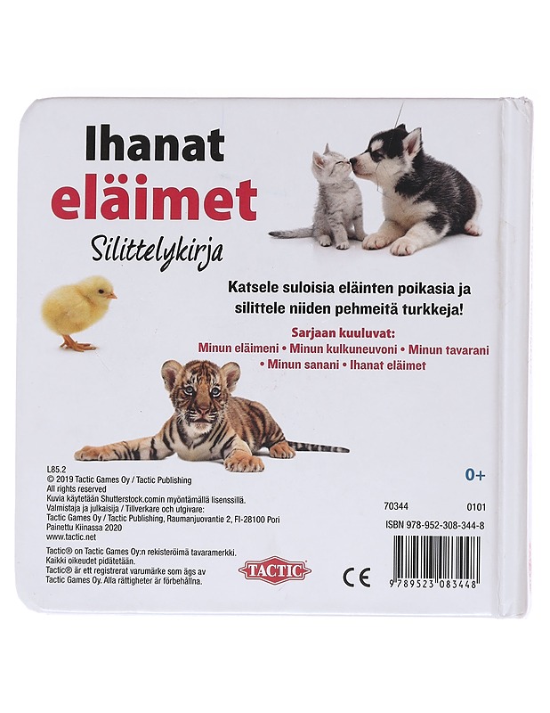 Ihanat eläimet : Silittelykirja - Tactic - Lastenkirjat - 10105605123 - 1