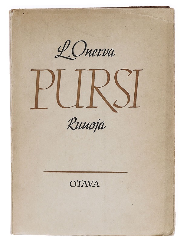 Pursi - L. Onerva - Runot ja näytelmät - 10105605170 - 0