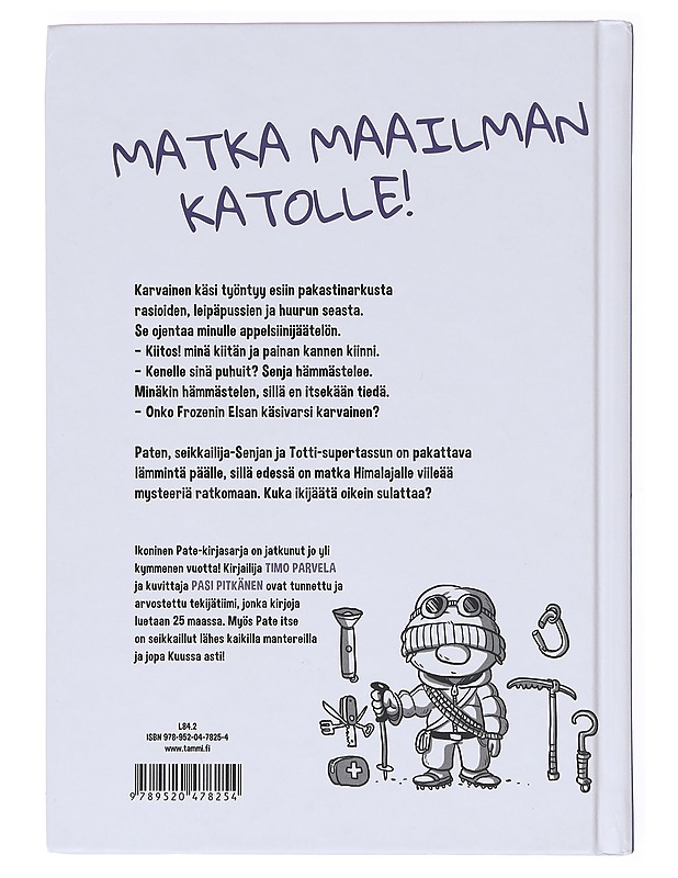 Pate lumimiehen jäljillä - Parvela, Timo - Lastenkirjat - 10105605182 - 1