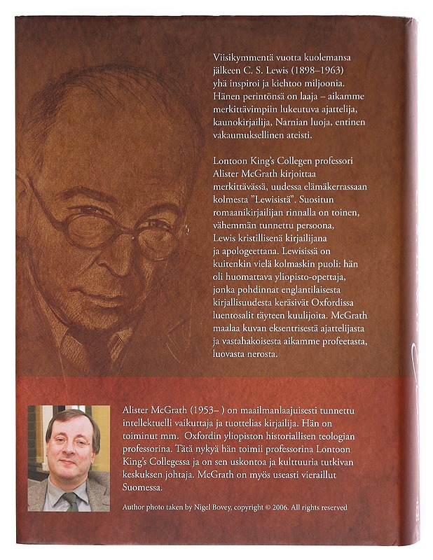 C. S. Lewis / elämä - McGrath, Alister - Elämäkerrat ja muistelmat - 10105605188 - 1