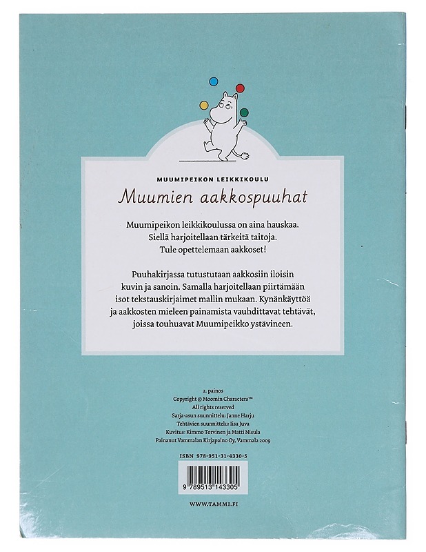 Muumien Aakkospuuhat - Lastenkirjat - 10105605187 - 1