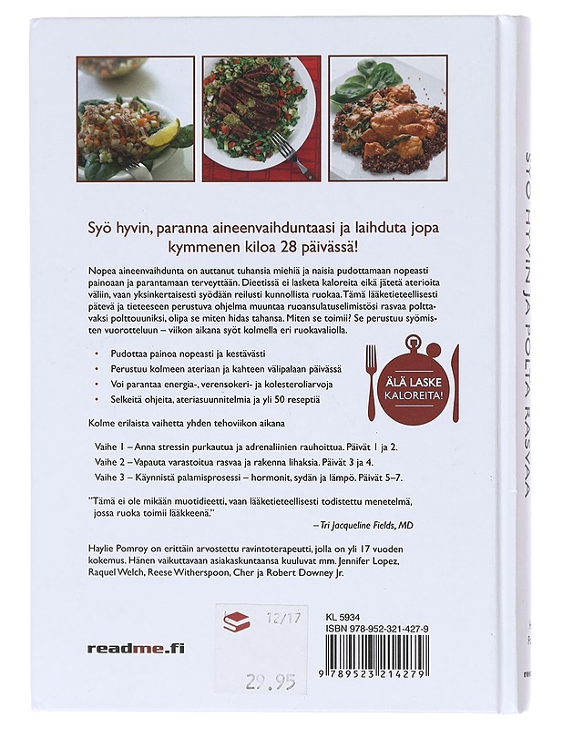 Nopea aineenvaihdunta - Pomroy, Haylie - Ruokakirjat - 10105605214 - 1