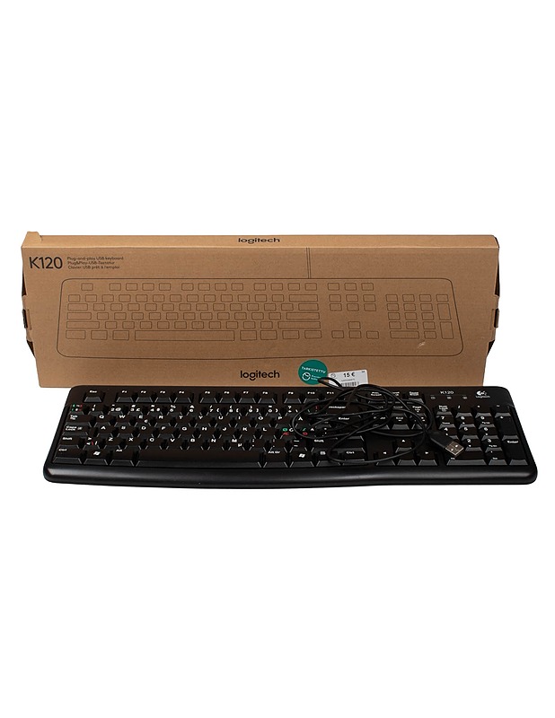 LOGITECH K120 näppäimistö - Tietokoneet - 10105605246 - 0