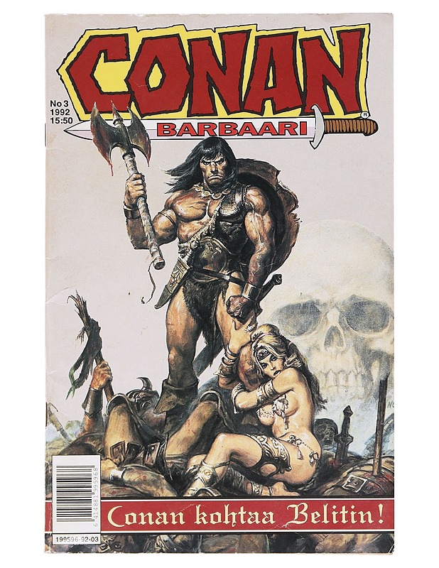Conan Barbaari N:o 3/1992 - Sarjakuvat - 10105605334 - 0