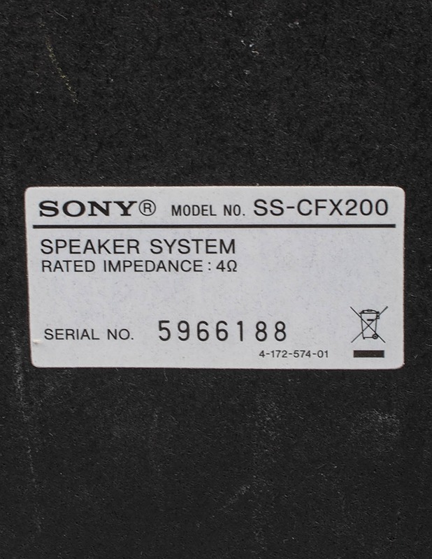 SONY SS-CFX200 -kaiutinpari  - Audio - 10105605341 - 3
