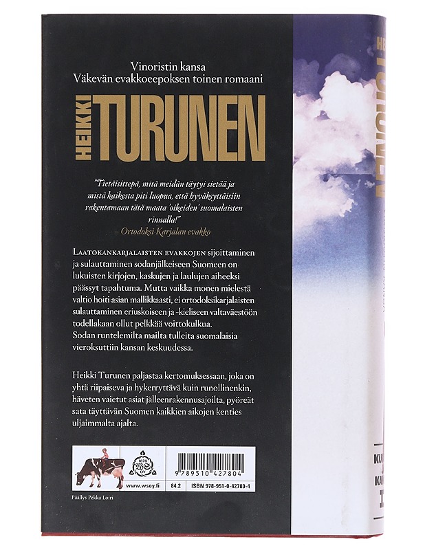Kuokka ja kannel / romaani II Vinoristin kansa - Turunen, Heikki  - Romaanit ja novellit - 10105605393 - 1