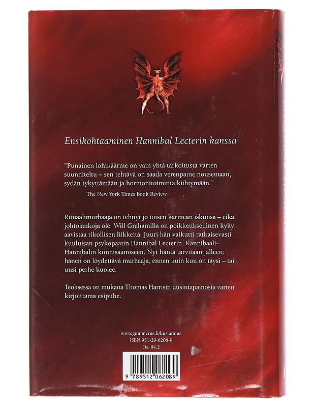 Punainen lohikäärme - HARRIS, THOMAS - Romaanit ja novellit - 10105605458 - 1