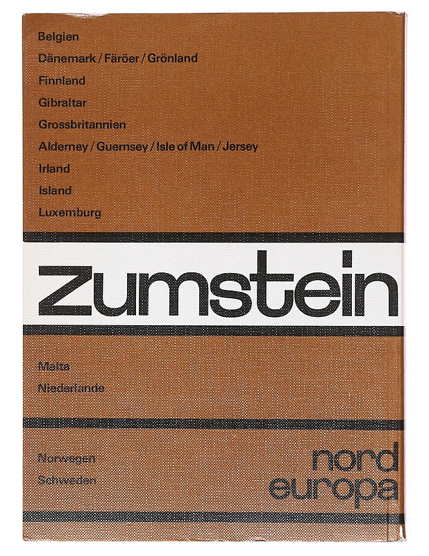 ZUMSTEIN Briefmarken katalog nord europa 1986/87 - Harrastekirjat - 10105605489 - 1