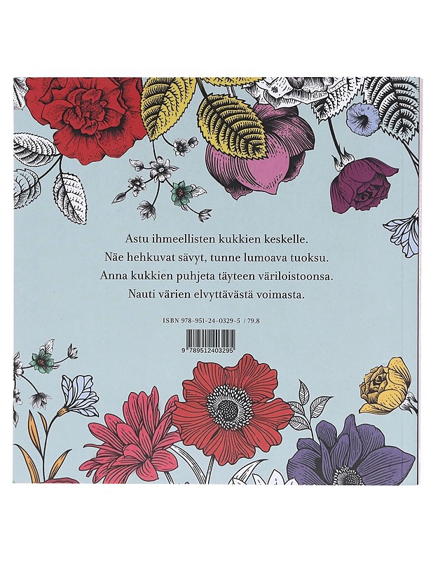 Ihanat kukat : Värityskirja - Harrastekirjat - 10105605501 - 1