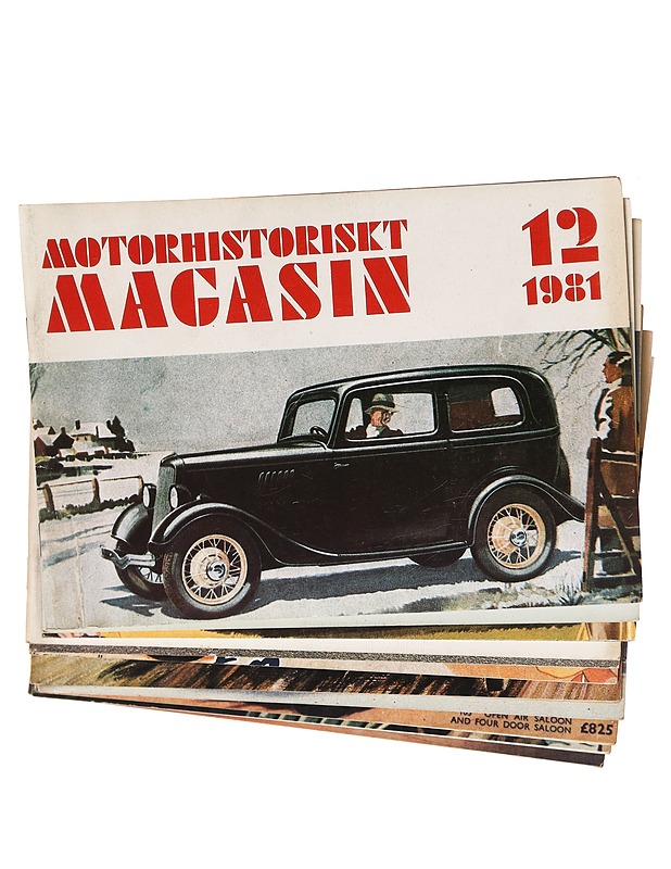 Motorhistoriskt Magazin vuosikerta 1981 - Harrastekirjat - 10105605522 - 0