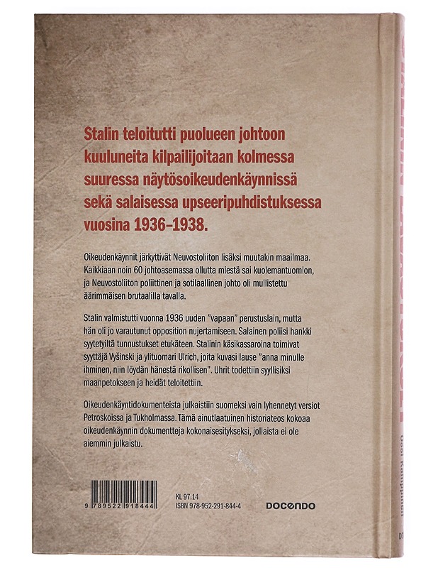 Stalinin lavastukset - Uitto, Antero  - Kirja lahjaksi - 10105605519 - 1