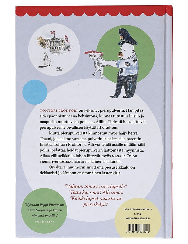 Tohtori Proktorin pierupulveri - Nesbø, Jo - Lastenkirjat - 10105605564 - 1