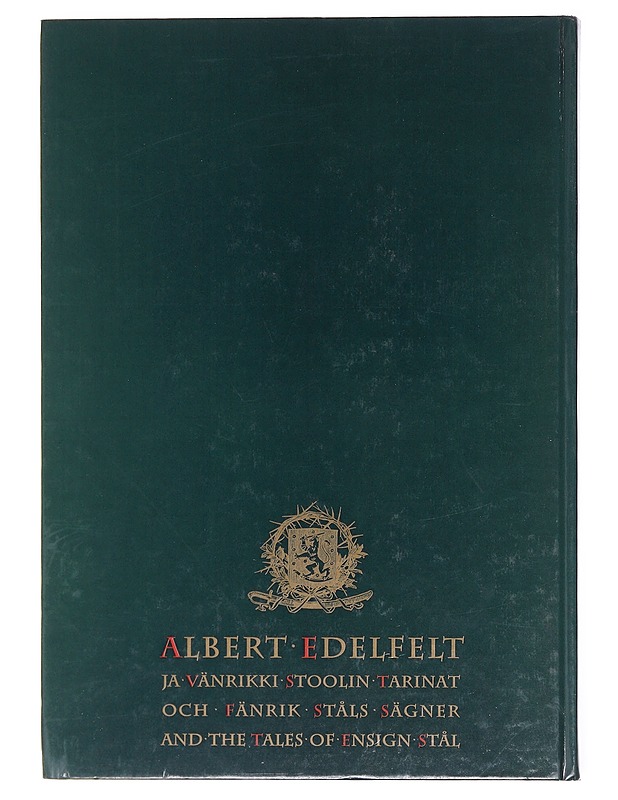 Albert Edelfelt Vänrikki Stoolin tarinat  - Taide- ja kulttuurikirjat - 10105605588 - 1