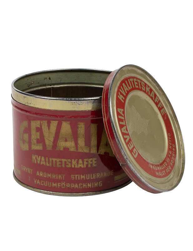 Ruotsalainen Gevalia kvalitetskaffe-peltipurkki - Säilytysastiat - 10105605655 - 0