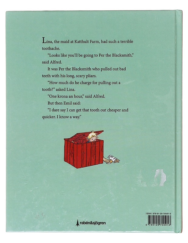 Emil and the bad tooth - Lindgren, Astrid - Lastenkirjat - 10105605679 - 1