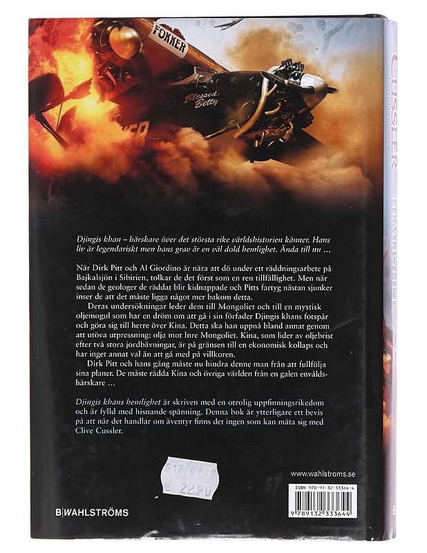 Djingis Khans hemlighet - Clive & Dirk Cussler - Romaanit ja novellit - 10105605717 - 1