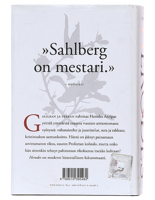Herodes / romaani - Asko Sahlberg - Romaanit ja novellit - 10105605720 - 1