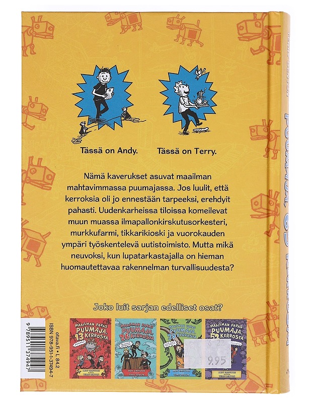Maailman paras puumaja, 65 kerrosta - Griffiths, Andy - Lastenkirjat - 10105605748 - 1