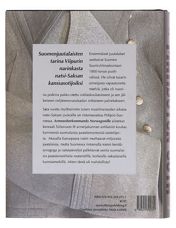 Mahdoton sota / kun suomenjuutalaiset taistelivat natsi-Saksan rinnalla - Simon, John - Tietokirjat - 10105605792 - 1