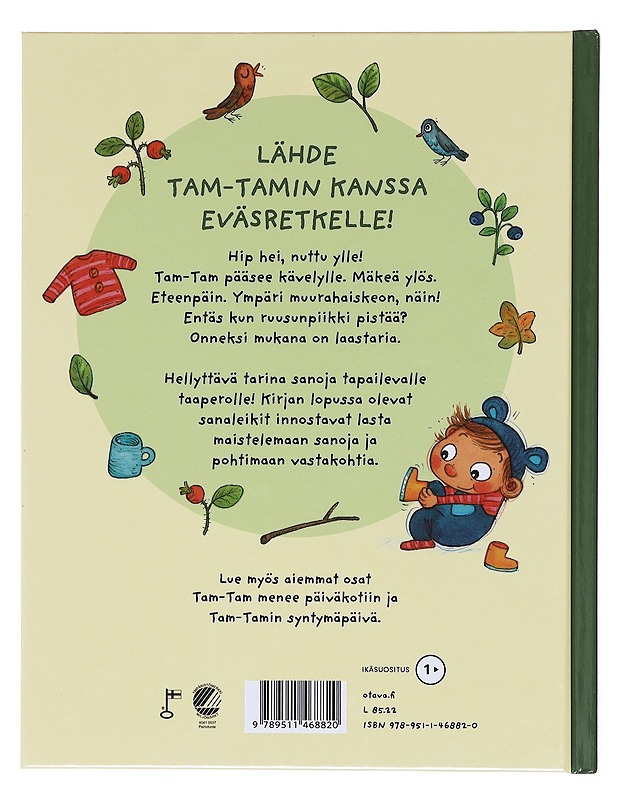 Tam-Tam metsäretkellä - Sundström, Josefine - Lastenkirjat - 10105605823 - 1