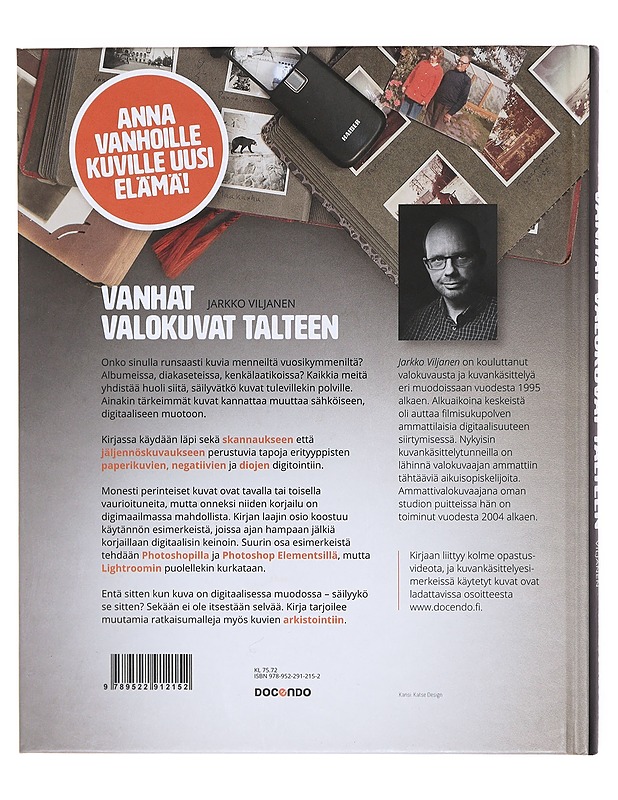 Vanhat valokuvat talteen - Viljanen, Jarkko - Tietokirjat ja oppaat - 10105605848 - 1