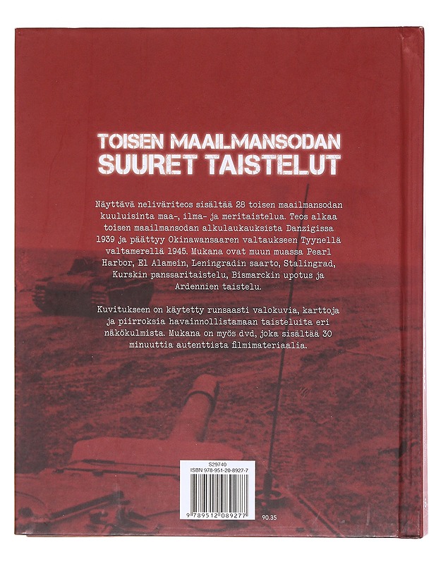 Toisen maailmansodan suuret taistelut - Mann, Chris - Historiakirjat - 10105605876 - 1