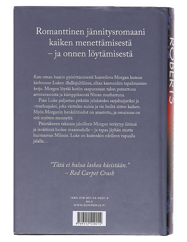 Anastettu - Roberts, Nora - Romaanit ja novellit - 10105605883 - 1