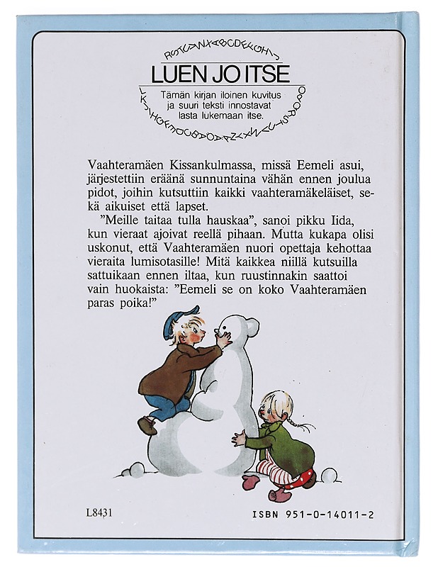 Eemeli ei kitsastele - Lindgren, Astrid - Lastenkirjat - 10105605884 - 1