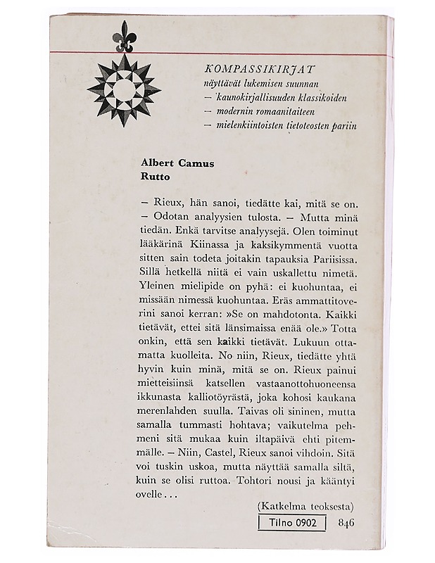 Rutto - Camus, Albert - Romaanit ja novellit - 10105605891 - 1