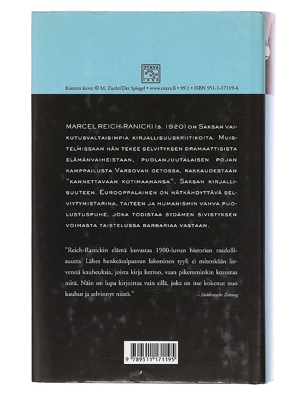Eurooppalainen - Reich-Ranicki, Marcel - Elämäkerrat ja muistelmat - 10105605910 - 1