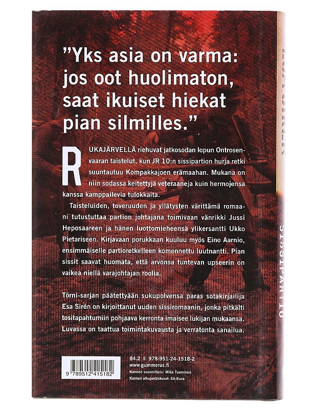 Kompakkajoen sissipartio - Esa Sirén - Romaanit ja novellit - 10105605926 - 1