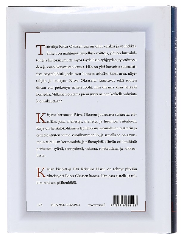 Eikö elämä olekin kamalaa ... luojan kiitos! Pääosassa Ritva Oksanen - Harju, Kristiina - Elämäkerrat ja muistelmat - 10105605930 - 1