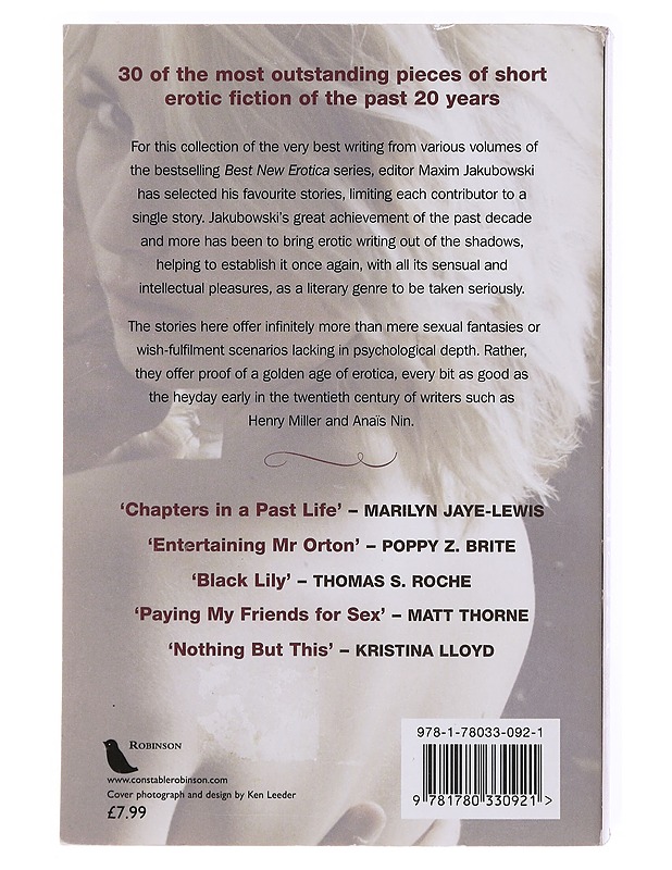 The mammoth book of the best of best new erotica - Jakubowski, Maxim K18 - Romaanit ja novellit - 10105605949 - 1