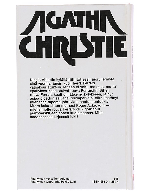 Roger Ackroydin murha - Christie, Agatha - Romaanit ja novellit - 10105605959 - 1
