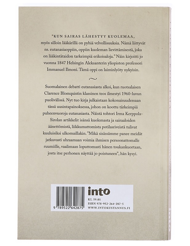 Lempeä kuolema - Airas, Sinikka - Hyvinvointikirjat - 10105605992 - 1