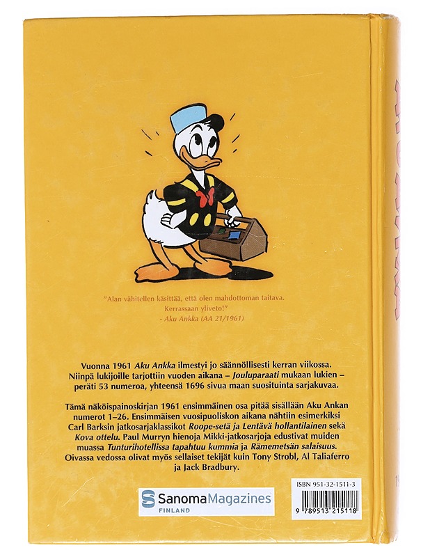 Aku Ankka / I osa - Disney, Walt - Sarjakuvat - 10105606078 - 1