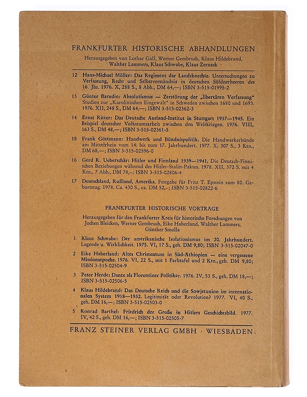 Hitler und Finnland 1939-1941 - Gerd R. Ueberschär - Tietokirjat - 10105606204 - 1