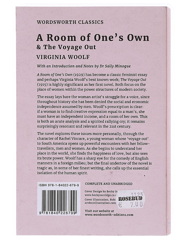 A room of one's own & The Voyage out - Virginia Woolf - Romaanit ja novellit - 10105606227 - 1