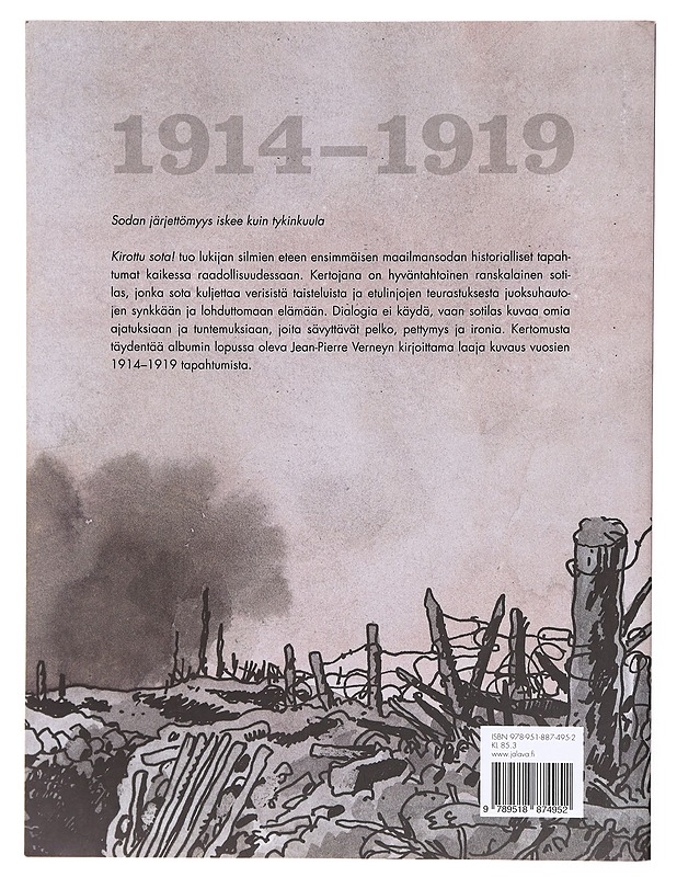Kirottu sota! : 1914-1919 - Tardi, Jacques - Sarjakuvat - 10105606265 - 1
