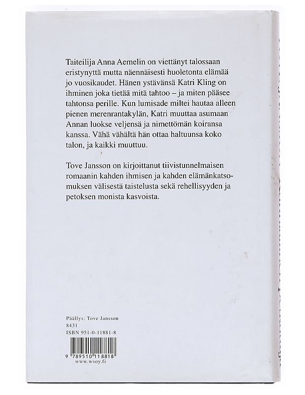 Kunniallinen petkuttaja - Jansson, Tove - Romaanit ja novellit - 10105606242 - 1