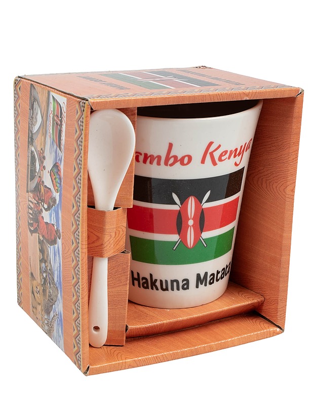 BLUE CORAL Jambo Kenya muki ja lusikka - Mukit ja kahvikupit - 10105606250 - 0