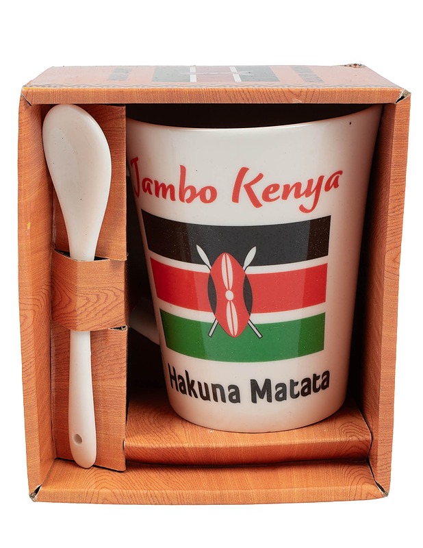 BLUE CORAL Jambo Kenya muki ja lusikka - Mukit ja kahvikupit - 10105606250 - 1