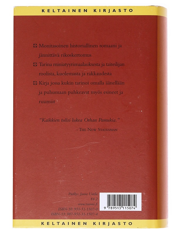 Nimeni on Punainen - Pamuk, Orhan - Romaanit ja novellit - 10105606270 - 1