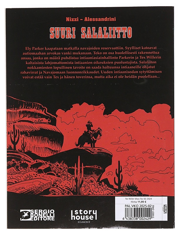 Maxi Tex: Suuri salaliitto - Nizzi, Claudio - Sarjakuvat - 10105606285 - 1