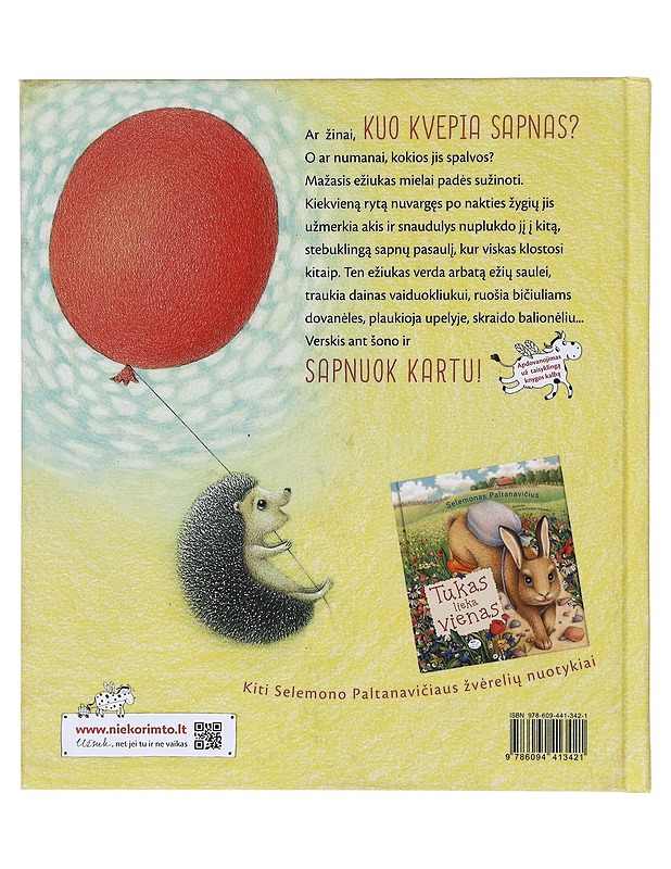Siilin pienet unet - Selemonas Paltanavi?ius,  Lina Eitmantyt?-Valuzien? - Lastenkirjat - 10105606291 - 1