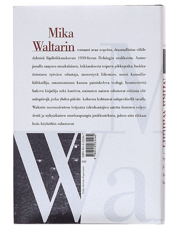 Surun ja ilon kaupunki - Waltari, Mika - Romaanit ja novellit - 10105606306 - 1