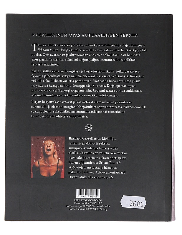 Urbaani tantra / pyhää seksiä 2000-luvulla - Carrellas, Barbara - Harrastekirjat - 10105606343 - 1