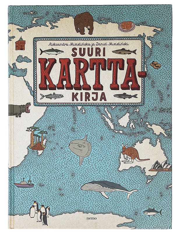 Suuri karttakirja - Mizielinska, Aleksandra - Lastenkirjat - 10105606352 - 0
