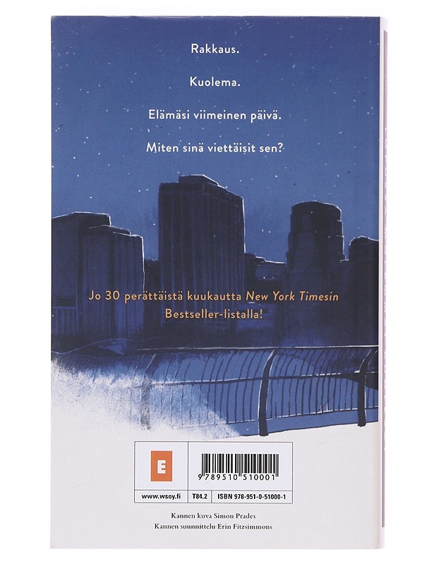Lopussa molemmat kuolevat - Silvera, Adam - Nuorten kirjat - 10105606362 - 1